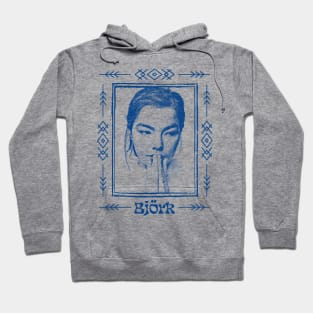 Björk / Vintage Style Aesthetic Fan Art Design Hoodie